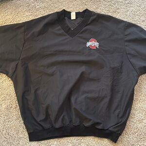 Datrex Ohio State Buckeyes Black short sleeve windbreaker Size XL NCAA